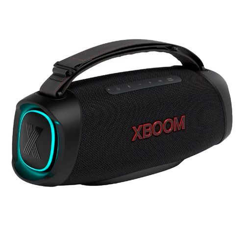 Parlante bluetooth LG XBOOM Go XG8T 120W, portátil, batería 15 horas, IP67, sonido potente con Light Studio